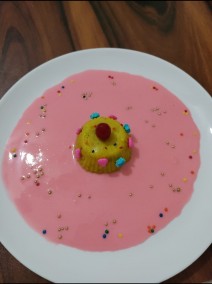 Pumpkin halwa in Rose mousse recipe