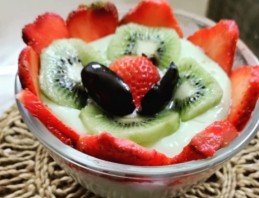 Pista Fruit Custard Delight Recipe