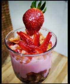 Choco Strawberry muesli truffle recipe