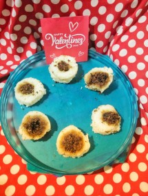 CHOCOLATE RAVA WHEEL SANDESH RECIPE