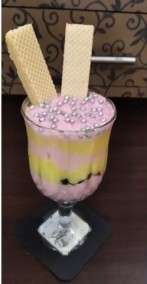 Triple layered custard recipe