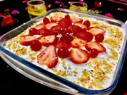 No bake strawberry cheesecake lasagna recipe
