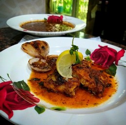 Grilled Basa with Burnt Onion Broth Recipe