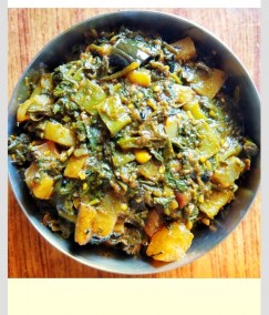 GREEN  PALAK PANEER MIX VEG RECIPE
