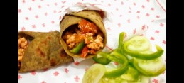 Palak paneer rolls recipe