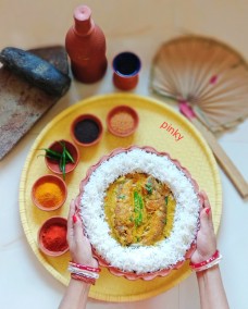 Shorsha Pabda  (Indian Catfish curry)