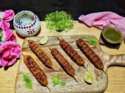 Makhmali Soya Seekh Kebab Recipe