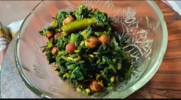 Spinach fry recipe