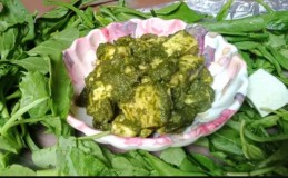Spinach paneer curry recipe
