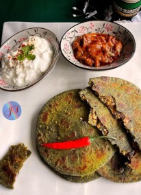 PALAK DAAL PARATHA RECIPE