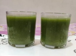 Spinach bottle gourd juice recipe