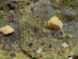 Spinach paratha recipe