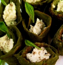 Paneer Palak rolls recipe