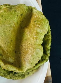 Palak poori recipe