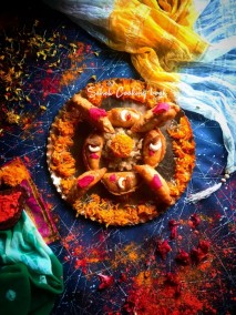 Ranga Gujiya/Sweet Potato Gujiya Recipe