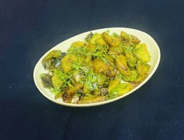 Mint Shimla Mirch Aalu ki Sabji Recipe