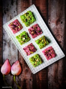 Holi Special Rose and Khus Kalakand Recipe