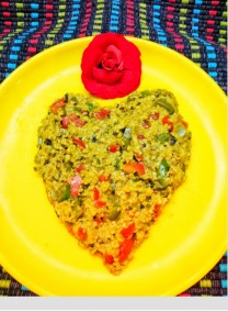 COLOURFUL  OATS  HEART RECIPE