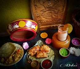 Mangser jhal pitha recipe (chicken layered & fried dumplings)