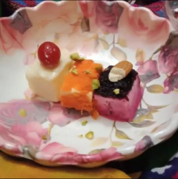 Colorful sweets recipe