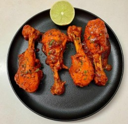 Kadai  Tandoori  Drumsticks Recipe