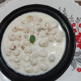 Makhana raita protein recipe curd recipe