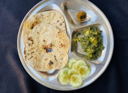Palak Aalu Recipe