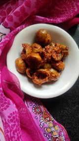 Instant Gunda pickle ( glue berry) recipe