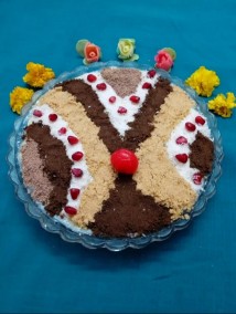 Custard in carpet design recipe