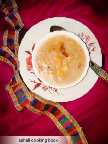 Traditional coconut milk semai recipe
