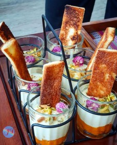 Shahi Tukda Mango Halwa Shots With Rabri Recipe