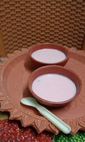 Strawberry flavoured firni recipe