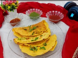 Potato stuffed chila recipe