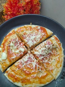 Cheese pan pizza recipe