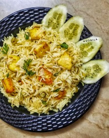Paneer pulao recipe