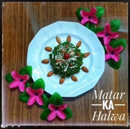 Matar ka halwa recipe