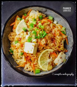 Panner Lemon Rice Recipe