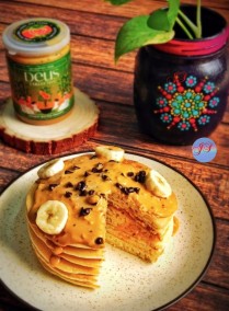 PEANUT BUTTER PANCAKES RECIPE