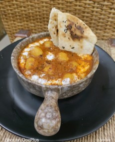 Kashmiri dum aloo with naan recipe