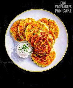 Egg Vegetable Pancake Recipe
