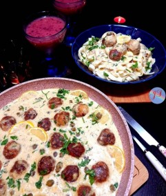 Creamy Lemon Chicken Piccata Meatballs Recipe