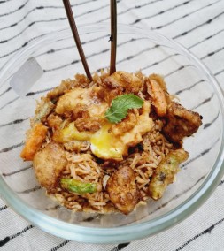 Frozen Egg Tempura Don Recipe