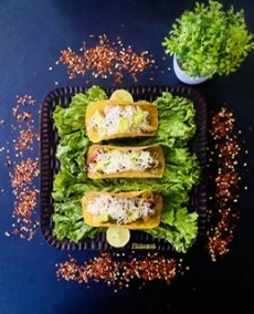 Veg sizzling Chilli Tacos Recipe