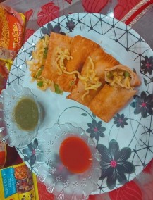 Maggi puff patties recipe