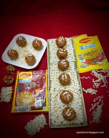 Uncooked Crunchy Maggi Laddu Recipe