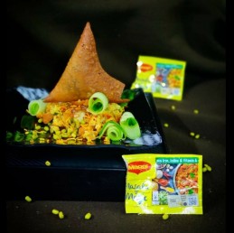 Maggi Masala sprouts samosa recipe