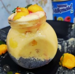 Mango Phirni Jar Falooda Recipe