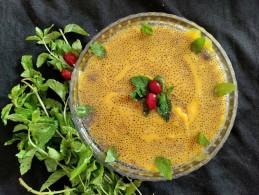 BAKED YOGURT WITH MANGO RECIPE