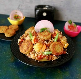 Raw Mango Kebab Pulao Recipe