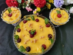 MANGO SHRIKHAND WITH BUTTER SCOTCH RECIPE